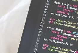 Wir entwickeln in den verbreitetsten Web-Sprachen. HTML CSS PHP JavaScript